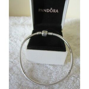 Vintage Pandora Silver Snap Bracelet